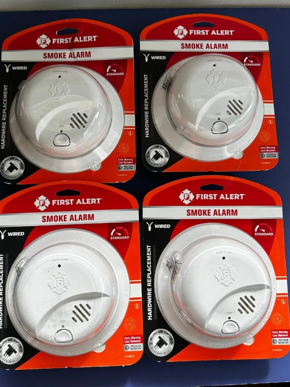 First Alert Hardwire Smoke Alarm Lot of 4 NIB Precision